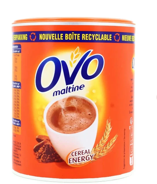 Ovomaltine Cereal Energy Drink Mix Fortified with Vitamins and Minerals 350g - Ovomaltine