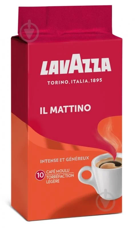 Lavazza Mattino Ground Coffee 250 Gram Pack Rich Aroma for Daily Enjoyment - Lavazza