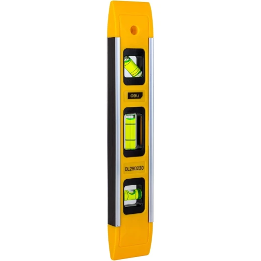 Deli EDL290230 Spirit Level 230mm ABS Body Magnetic Base for Accurate Measurement Deli EDL290230 Spirit Level 230mm ABS Body Magnetic Base for Accurate Measurement