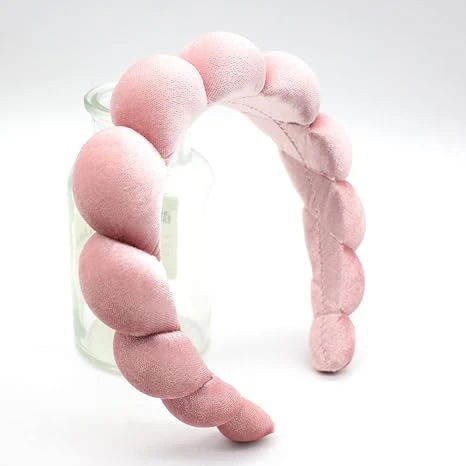 Ayesha White Velvet Spa Headband for Washing Face Makeup Skincare and Facial Cleansing Ayesha White Velvet Spa Headband for Washing Face Makeup Skincare and Facial Cleansing