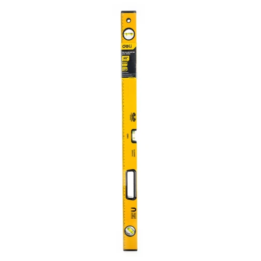 Deli 800mm Aluminum Spirit Level, Horizontal, Vertical, 45 Degree Measurement Deli 800mm Aluminum Spirit Level, Horizontal, Vertical, 45 Degree Measurement