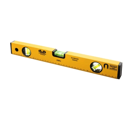 Deli 400mm Aluminum Spirit Level Professional Construction Tool Accurate Measurement with Durable Build Quality and Easy To Read Vials - Deli - Image 5