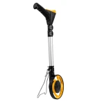 Deli Mechanical Measuring Wheel 150mm (6 Inch) Metric and Imperial Durable Construction Accurate Measurement Distance Measuring Tool Professional Grade Ergonomic Design - Deli