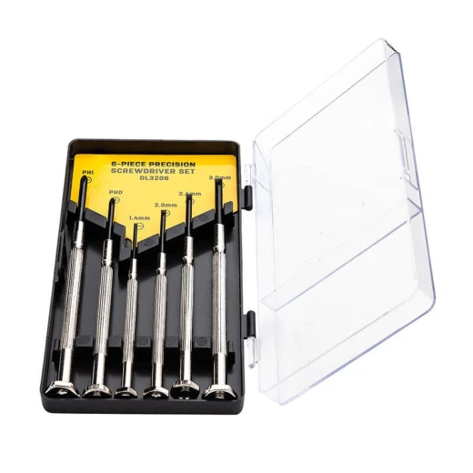 Deli Precision Screwdriver Set 6 Piece Kit for Electronics Repair and Maintenance - Deli - Image 5