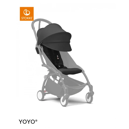 مجموعة مقاعد عربة الأطفال Stokke YOYO³ 6+ - أسود، خفيفة الوزن، متوافقة مع هيكل YOYO، سهلة الطي، تصميم مريح وأنيق للأطفال الصغار مجموعة مقاعد عربة الأطفال Stokke YOYO³ 6+ - أسود، خفيفة الوزن، متوافقة مع هيكل YOYO، سهلة الطي، تصميم مريح وأنيق للأطفال الصغار