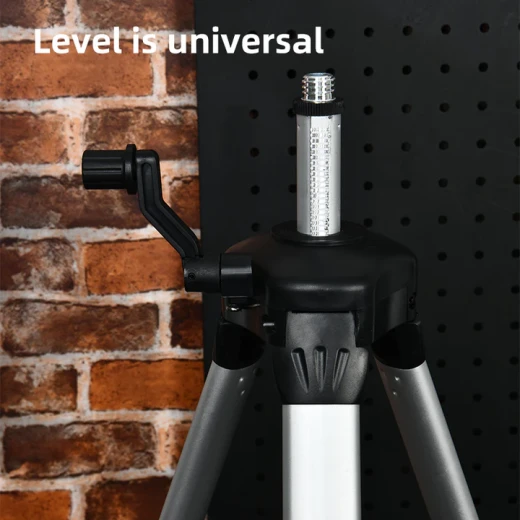 Deli Portable Aluminum Tripod with 360 Degree Rotatable Head and Adjustable Height for Laser Levels and Measuring Tools - Deli - Image 2