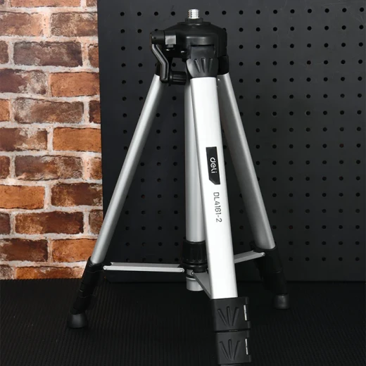 Deli Portable Aluminum Tripod with 360 Degree Rotatable Head and Adjustable Height for Laser Levels and Measuring Tools - Deli - Image 3