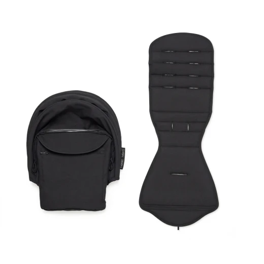 مجموعة مقاعد عربة الأطفال Stokke YOYO³ 6+ - أسود، خفيفة الوزن، متوافقة مع هيكل YOYO، سهلة الطي، تصميم مريح وأنيق للأطفال الصغار - ستوكي - Image 4