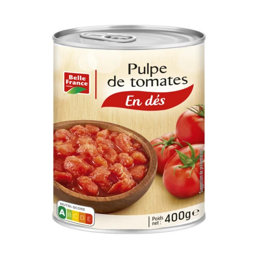 Belle France Peeled Crushed Tomatoes 400g Belle France Peeled Crushed Tomatoes 400g