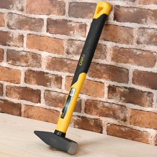 Deli Machinist Hammer 16oz (0.5kg) Carbon Steel Head Fiberglass Handle - Deli - Image 4