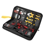 Deli Electrician Tool Set 7 Piece Kit for Electrical Home Repair, Professional Grade Hand Tools with Cloth Bag for Easy Storage and Transport, Durable and Reliable - Deli