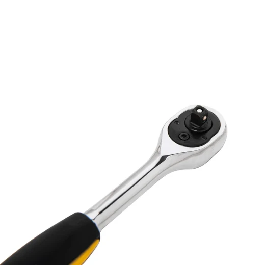 Deli 1/4 Inch Ratchet Wrench EDL2323 Cr Mo Steel 45T Head Quick Release - Deli - Image 4