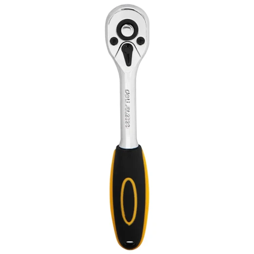 Deli 1/4 Inch Ratchet Wrench EDL2323 Cr Mo Steel 45T Head Quick Release - Deli - Image 3