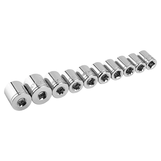 Deli 24 Piece 1/2 Inch Socket Set Cr V Steel, 10mm 32mm, Ratchet Wrench - Deli - Image 3