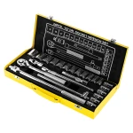Deli 24 Piece 1/2 Inch Socket Set Cr V Steel, 10mm 32mm, Ratchet Wrench - Deli
