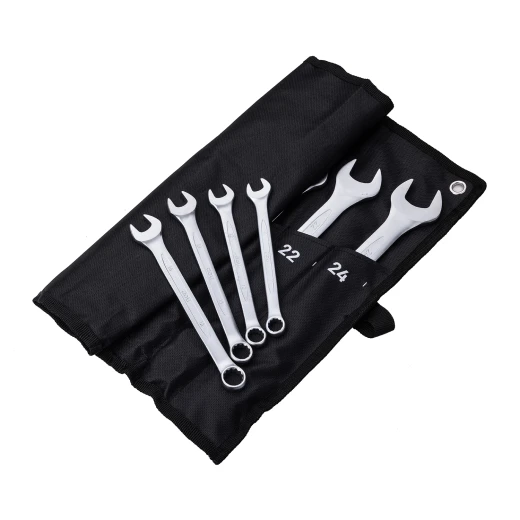 Deli Combination Wrench Set EDL130012A, Carbon Steel, 12-Piece, Metric Sizes - Deli - Image 4