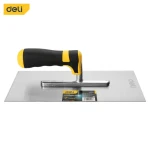 Deli Plastering Trowel 280x130mm Carbon Steel for Plastering Walls and Ceilings - Deli