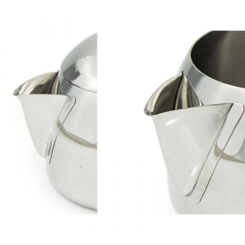 Korkmaz Pera Stainless Steel Milk Pot with Insulated Handle 0.42 Quart Turkish Made - Korkmaz - Image 2