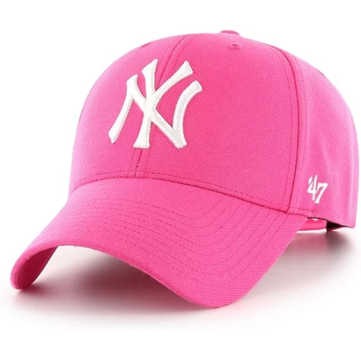 47 Brand New York Yankees MVP Baseball Cap Magenta Pink Acrylic Unisex One Size 47 Brand New York Yankees MVP Baseball Cap Magenta Pink Acrylic Unisex One Size