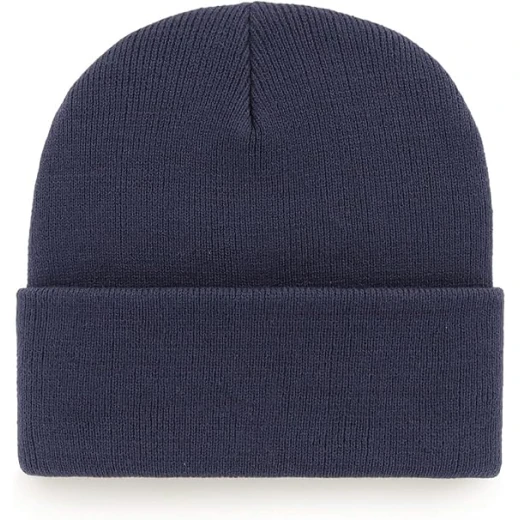 قبعة شتوية 47 MLB Haymaker Cuff Knit لفريق نيويورك يانكيز، لون كحلي، مصنوعة من الأكريليك الناعم، قبعة بيني رسمية بحافة مطوية، دافئة ومريحة، مقاس واحد يناسب معظم المقاسات، مناسبة للرجال والنساء في الأجواء الباردة - 47 براند - Image 2