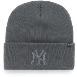 47 MLB New York Yankees Haymaker Cuff Knit Winter Hat Gray Acrylic - 47 Brand