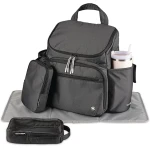 Skip Hop Forma Next Grey Diaper Backpack for Parents with Insulated and Mesh Packing Cubes Water Repellent Laptop Friendly - Skip Hop