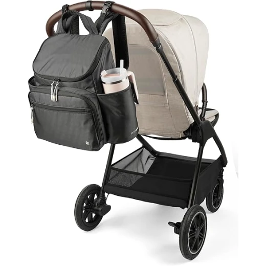 Skip Hop Forma Next Grey Diaper Backpack for Parents with Insulated and Mesh Packing Cubes Water Repellent Laptop Friendly - Skip Hop - Image 2