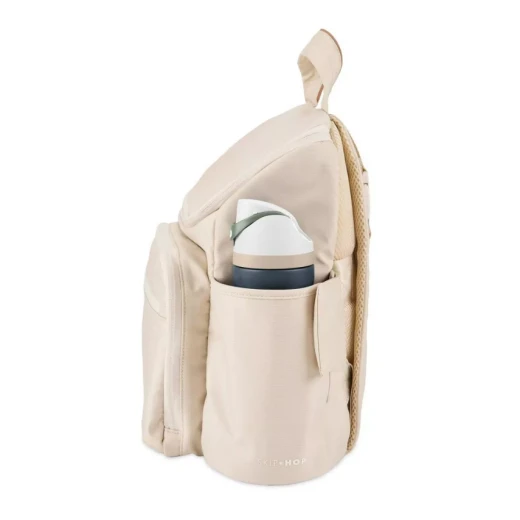 Skip Hop Forma Diaper Backpack Oat Color Water-Resistant with Insulated Pockets and Changing Pad 28 Liter Capacity - Skip Hop - Image 4