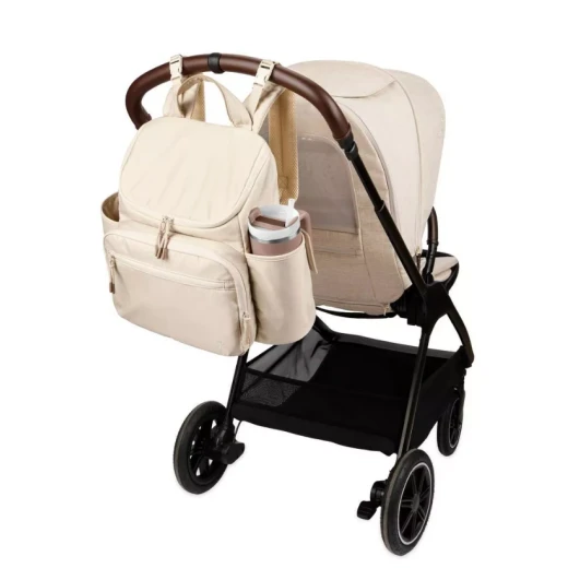Skip Hop Forma Diaper Backpack Oat Color Water-Resistant with Insulated Pockets and Changing Pad 28 Liter Capacity - Skip Hop - Image 3