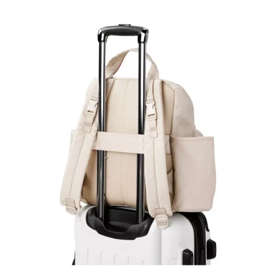 Skip Hop Forma Diaper Backpack Oat Color Water-Resistant with Insulated Pockets and Changing Pad 28 Liter Capacity - Skip Hop - Image 2