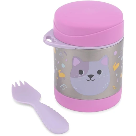 Skip Hop Kids Insulated Food Jar Dino Theme Leak-Proof Stainless Steel for Ages 3+ - Skip Hop - Image 2