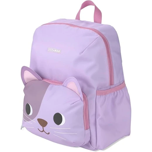 Skip Hop Besties Squad Cat Toddler Backpack with Adjustable Padded Straps and Side Bottle Pocket for Ages 3+ - Skip Hop - Image 3