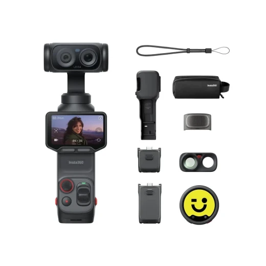كاميرا إنستا 360 لونا ألترا بدقة 8K لتصوير الفيديو بعدسات لايكا مزدوجة وتقريب بصري 6x كاميرا إنستا 360 لونا ألترا بدقة 8K لتصوير الفيديو بعدسات لايكا مزدوجة وتقريب بصري 6x