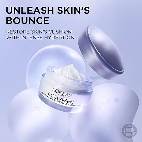 L'Oreal Paris Collagen Moisture Filler Face Cream, Anti-Aging Face Moisturizer (48g) - Loreal paris - Image 4