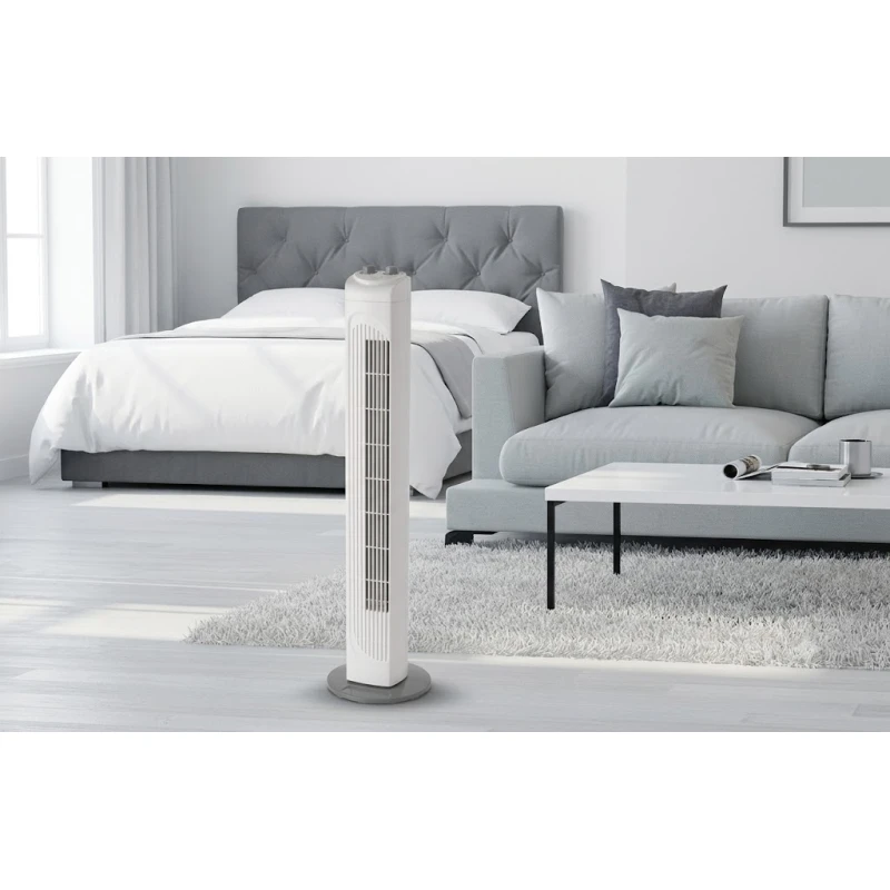 Ariete Tower Fan 85 Cm Elegant Design for Cooling Rooms with Adjustable Speed and Oscillation - Ariete