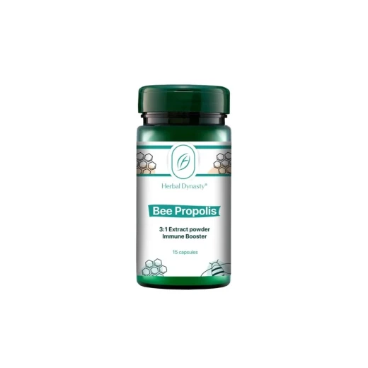 Herbal Dynasty Bee Propolis 1500mg Immune Support Supplement 15 Capsules Natural Antibacterial Antiviral Gluten Free Herbal Dynasty Bee Propolis 1500mg Immune Support Supplement 15 Capsules Natural Antibacterial Antiviral Gluten Free