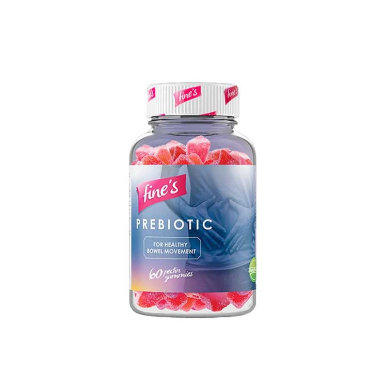 Fine's Prebiotic 60 Gummies for Digestive Health and Gut Support - Fine’s