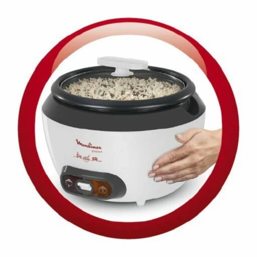 دليل استخدام وأسئلة شائعة قدر طبخ الأرز INICIO سعة 10 أكواب (1.8 لتر) | برنامجان للطهي، وعاء مانع للالتصاق، غطاء زجاجي قابل للإزالة، الحفاظ التلقائي على السخونة، سلة تبخير - مولينكس - Image 2