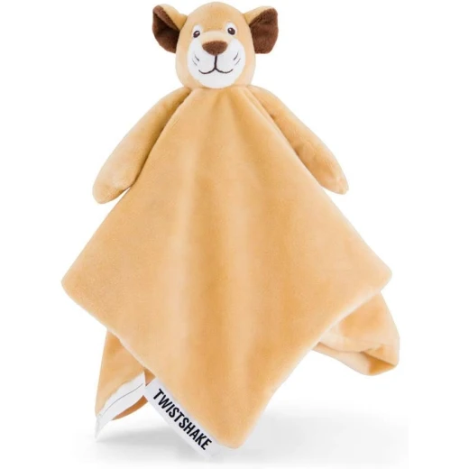 Twistshake Baby Comfort Blanket and Toy Lion Design Soft Polyester 33x33 cm Twistshake Baby Comfort Blanket and Toy Lion Design Soft Polyester 33x33 cm