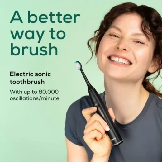 Beurer SC 50 Midnight Ink Sonic Electric Toothbrush with 5 Cleaning Modes and Pressure Sensor Black - Beurer - Image 3