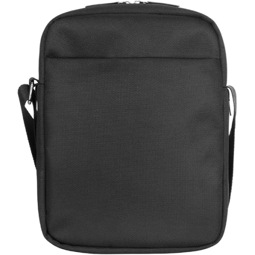 American Tourister Nobeltone Vertical Shoulder Bag Black Polyester Lightweight with Organizer and Adjustable Strap 5L Capacity - Image 3