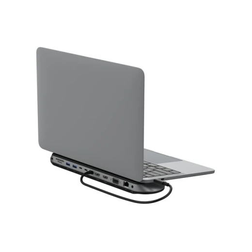 بيلكن Connect محطة إرساء USB-C Pro عالمية 11 في 1 | قاعدة توصيل متعددة المنافذ للحواسيب المحمولة | تدعم توصيل 3 شاشات | شحن سريع Power Delivery بقدرة 100 واط - بيلكين - Image 2