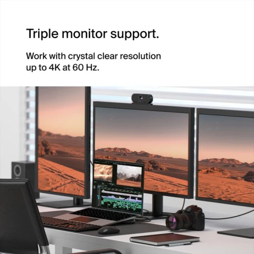بيلكن Connect محطة إرساء USB-C Pro عالمية 11 في 1 | قاعدة توصيل متعددة المنافذ للحواسيب المحمولة | تدعم توصيل 3 شاشات | شحن سريع Power Delivery بقدرة 100 واط - بيلكين - Image 7