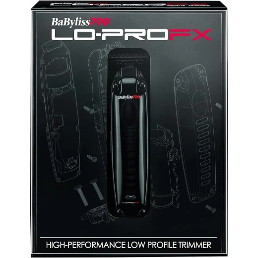 BaBylissPRO LoPRO FX High Performance Metal Low Profile Trimmer for Hair and Beard Cutting with 2 Hour Cordless Runtime - BaBylissPRO - Image 2