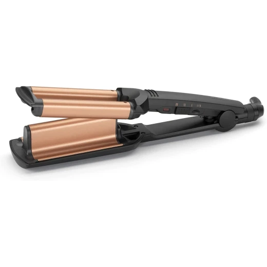 BaByliss Deep Waves Styler Ceramic Tourmaline Swivel Cord Black W2447SDE for Effortless Styling BaByliss Deep Waves Styler Ceramic Tourmaline Swivel Cord Black W2447SDE for Effortless Styling