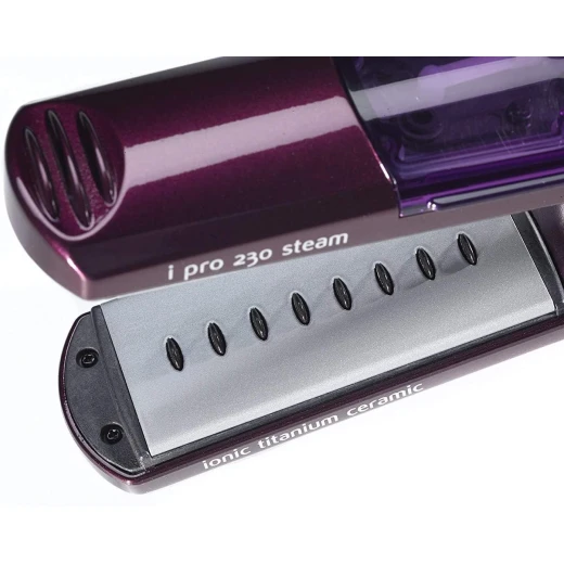 BaByliss iPro 230 Steam Hair Straightener Wet and Dry Titanium Ceramic 230C ST395E for Thick Curly Long Damaged Hair - Babyliss - Image 5