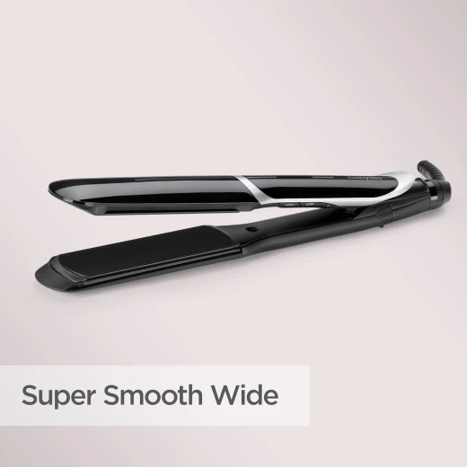 BaByliss Sleek Control Wide Hair Straightener Black ST397E Ceramic Plates Up to 235 Degrees Celsius - Babyliss - Image 2