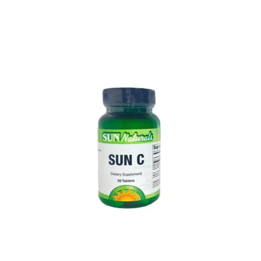 SUN NATURAL C 30TAB is a dietary supplement formulated to support immune health and overall wellness. Each tablet delivers a precise dose of vitamin C to help contribute to daily vitality and antioxidant support. SUN NATURAL C 30TAB is a dietary supplement formulated to support immune health and overall wellness. Each tablet delivers a precise dose of vitamin C to help contribute to daily vitality and antioxidant support.