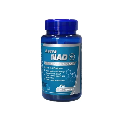 Astra NAD+ Plus Trans-Resveratrol 30 Capsules for Cellular Health and Anti-Aging Support Astra NAD+ Plus Trans-Resveratrol 30 Capsules for Cellular Health and Anti-Aging Support