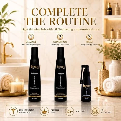Revivogen MD Thickening Conditioner for Fine & Thinning Hair, 12 oz | Dermatologist Formulated with Biotin & Keratin for Lightweight Daily Conditioning and Soft, Manageable Hair - Revivogen - Image 2